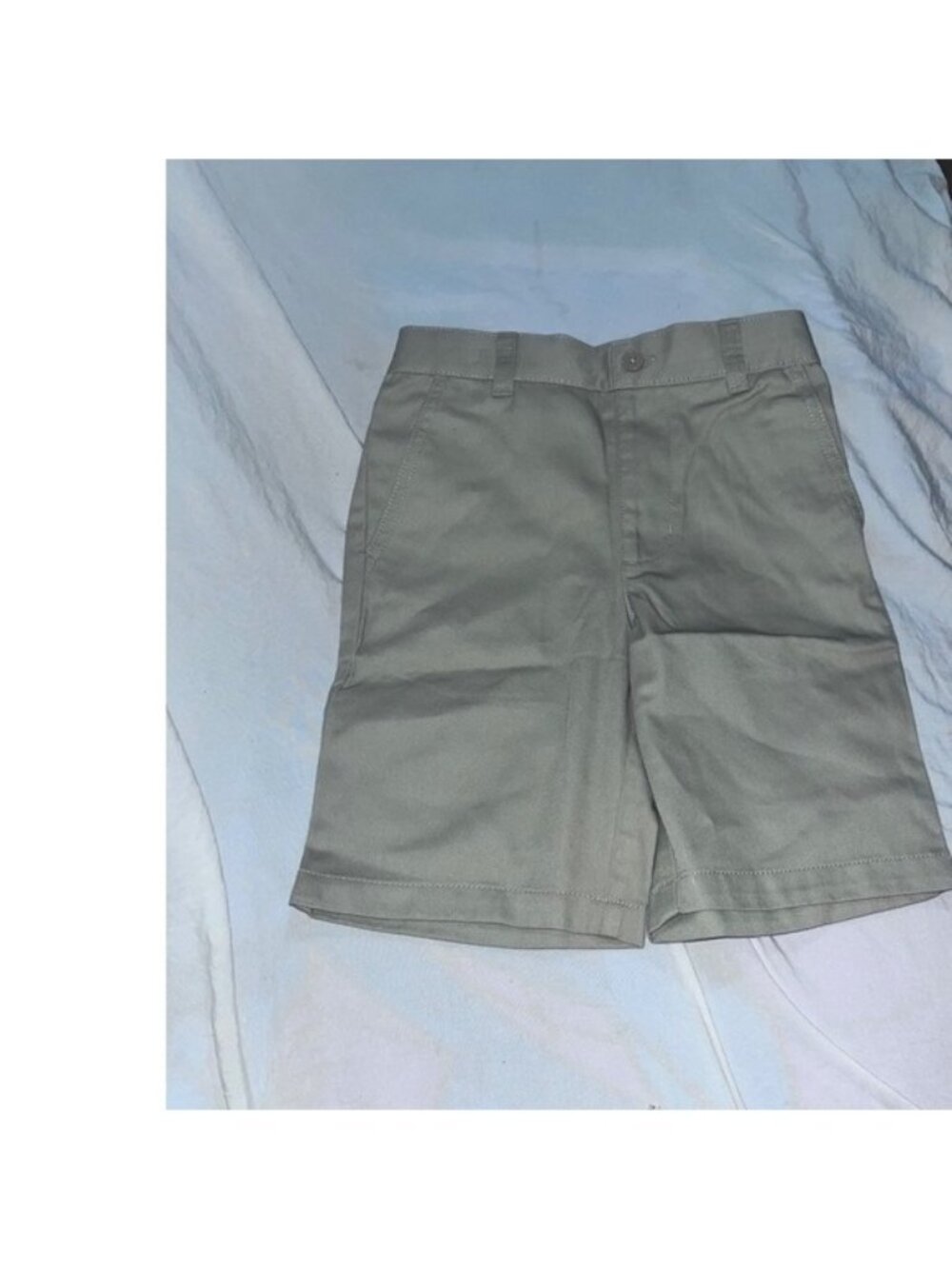 French Toast Boys Khaki Pull-On Twill Shorts School Uniform SH9291 Size 6 NWT